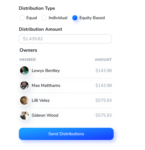 Tribevest Distributions